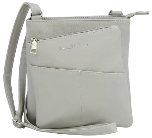JENNIFER JONES - Modische kleine Damen Handtasche, Umhängetasche | Crossbody Bag, Schultertasche