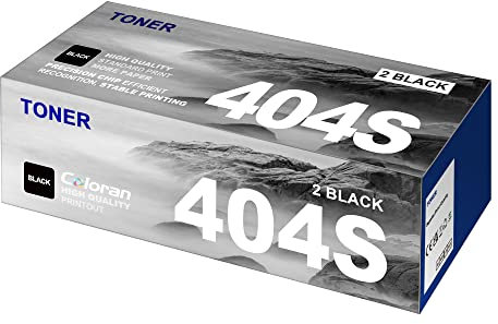 Coloran CLT-P404C CLT-404S Toner Kompatibel für Samsung CLT-K404S CLT 404S P404C für Samsung Xpress C480W Toner C48X C480W C480FW C480FN C480 C43X C430W C430 C432W C432 C433 C433W Series (2 Schwarz)