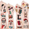 20 Blatt Rock and Roll Temporäre Tattoos - Rock Star Party Favors, Dekorationen, Supplies für 80er 90er Mottoparty - Goodie Bags Stuffers
