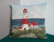 Sandner Kissenhülle Gobelin Strandidylle - Leuchtturm 45 x 45 cm Kissenbezug Sofakissen Dekokissen, 1 Stück