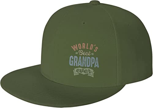 Baseballmütze Der Beste Opa Der Welt Snapback Mütze Mode Schirmmütze Sonnenschutz Freizeit Mütze, Für Golf, Väter, Wandern