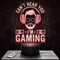 Lampada Led 3D decorativa Gaming Can T Hear You Gaming, idea regalo per adolescenti, accessorio Gaming Can T Hear You Videogiochi Decorazione per la camera da letto di un ragazzo, idea regalo Natale