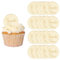 URROMA Gold Acrylic Cupcake Toppers, 20Pcs Round Thank You Cake Discs Mirror Picks Acrylic Cake Charm Cake Decoration Wedding Birthday Party Supplies,Style3
