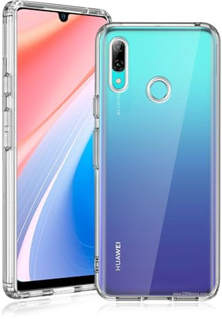 Agedate Hülle für Huawei P Smart 2019 Handyhülle, Ultra Dünn Transparent Schutzhülle für Huawei P Smart (2019), Weiches Silikon Anti Vergilbung Schutz, Slim Stoßfeste Kratzfest P Smart 2019 Case Cover