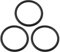 eMagTech Lot de 3 joints toriques pour filtre de piscine et spa 86006900 2-331 tr/min compatible avec Pentair Upper compatible avec cloison inférieure compatible avec Nautilus Plus (66,6 x 56 x 3,3 mm