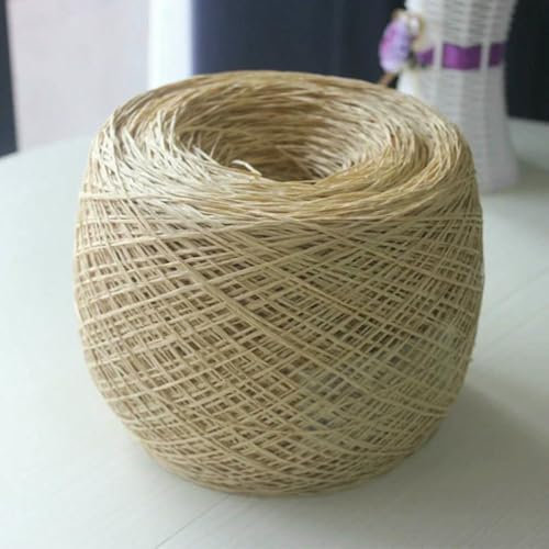 700m Long Extra Fine Japanese Paper Raffia Yarn for Crochet Baby Straw Hat Bags Hand Knitting Summer DIY Thread Smooth Soft 250g