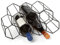 Widppsopt Botellero de Metal con diseño de Panal, portabotellas, Accesorio nórdico para el hogar, decoración de vinoteca, 7 Rejillas, de Hierro, pequeño Armario.