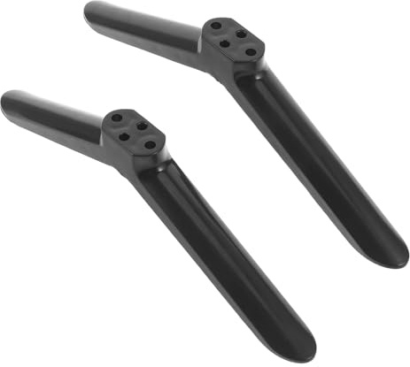 Veemoon 1Pair TV Stand Base Legs Replacement with Screws TV Pedestal Riser Desk Holder Stand with Screws for 40inch Home Televisions