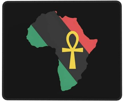 Mauspad Ankh (Afrikanisch) Mousepad Rutschfester Maus-Matte Wasserdicht Mouse Pad Mat Für Studium Laptop Büro M
