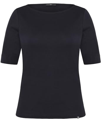 zero Damen Basic Shirt mit U-Boot-Ausschnitt