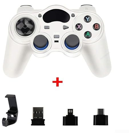 Controller Gamepad Wireless 2.4G per PS3 per ANDROID Telefono Tablet TV Design ergonomico Maniglia da gioco senza fili per giocare a lungo per le SESSIONI
