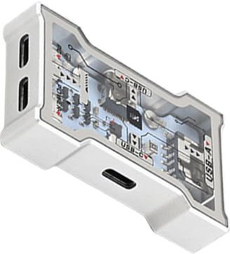 Tsophreniq Extensor de 2 a 3 puertos Lite Gaming USB HUB 480Mbps de velocidad rápida LED 8K Gaming Gift Teclado Accesorios Base de mezcla de aluminio