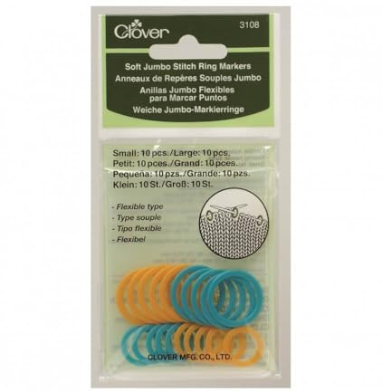 Clover NOM073539 Ringmarker, weicher Stich, Jumbo, 20 Stück