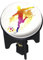 Wenko 21509100 Waschbeckenstöpsel Pluggy Fußball FREE KICK Abfluss-Stopfen, Messing, Kunststoff, Durchmesser 3.9 x 6.5 - 9.5 cm