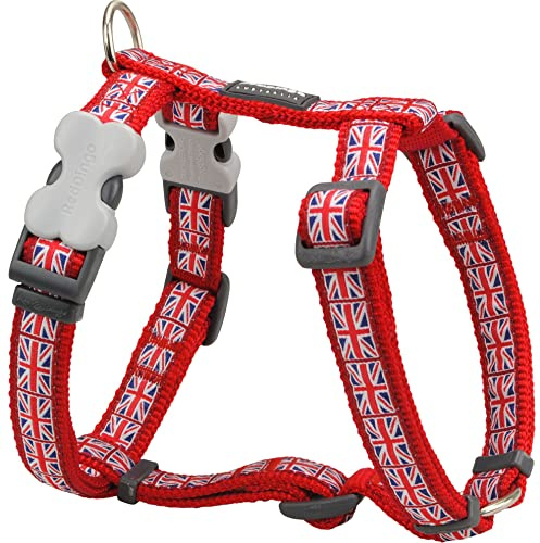 Red Dingo Union Jack Verstellbares Hundegeschirr