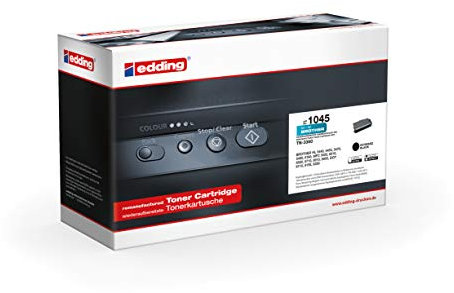 edding Toner EDD-1045 - Schwarz - Reichweite 8000 Seiten - Ersetzt Brother TN-3380