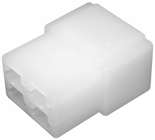 Aerzetix: 10 x Gehäuse Anschluss leer 4 Wege für Kabelschuh männlich 6.3 mm