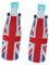 P Prettyia Pack 2 Neoprene Can Bottle Holder Cooler Stubby Beer Union Jack Britain Flag UK