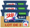 Skip Ultimate Lessive Capsules Trio Active Clean x78, Capsules 3en1, Efficacité, Soin des Fibres et Fraîcheur Longue Durée, 78 Lavages (Lot de 3x26 Capsules)