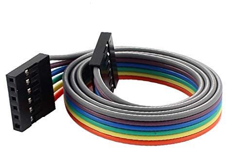 New Lon0167 2.54mm Pitch Vorgestellt 6P Breadboard-Doppelkopf-Überbrückungskabel 40cm zuverlässige Wirksamkeit Länge(id:2aa c3 8d 254)