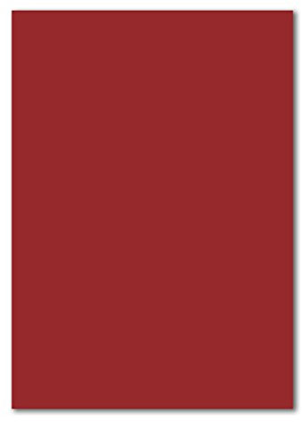25 DIN A4 Papier-bögen Planobogen - Dunkelrot (Rot) - 240 g/m² - 21 x 29,7 cm - Bastelbogen Ton-Papier Fotokarton Bastel-Papier Ton-Karton - FarbenFroh