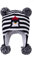 LANGZHEN Kleinkind Kinder Kleinkind Winter Hut, Earflap Strick Warme Kappe Fleece gefütterte Mütze für Baby Jungen Mädchen (Pinguin -Schwarzer Streifen, 12-24 Monate)