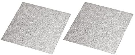 sourcing map Microwave Oven Waveguide Cover Mica Plate Sheet Insulation Rectangle Board Repairing Kit 4.7 x 6 Inch 2pcs