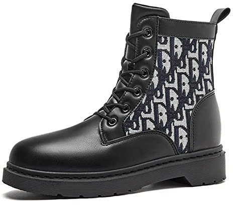 WUHX Motorradschuhe Damen, rutschfeste, verschleißfeste Motorrad-Offroad-Schuhe, Rennsportstiefel, Radfahrer,Black-38