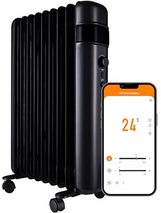 TCP Smart Oil Radiator Portable 2000w Black