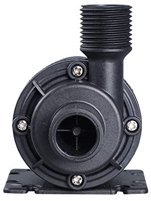 perfk DC 12V Wasserumwälzpumpe Solarenergie Bürstenloser Motor Aquarium Tauchboot 900L/H 7M