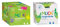 Kreul 2305 - Mucki Fingerfarben Premium Set Wild Child, für Kinder ab 2 Jahren, 8 x 150 ml & 2314 - Mucki leuchtkräftige Fingerfarbe, 4 x 150 ml in gelb, rot, blau und grün, parabenfrei, glutenfrei
