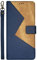 EasyShow Handyhülle für T-Mobile T Phone Pro 5G, Farbiges Spleißen Tasche Kompatibel für T-Mobile T Phone Pro 5G, [Kartenfach] Cover Flip Case für T-Mobile T Phone Pro 5G Klapphülle-Blau