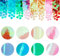 PH PandaHall 240g 30mm Große Pailletten zum Basteln, 8 Farben Flache Runde Pailletten Pailletten PVC Lose Pailletten und Pailletten zum Sticken Applikation Stricken Kunst Kunsthandwerk Verschönerung