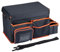 BLACK+DECKER Organizer bagagliaio – 47,5 x 25 x 30 cm – con tracolla – portabevande – Grigio/Arancione