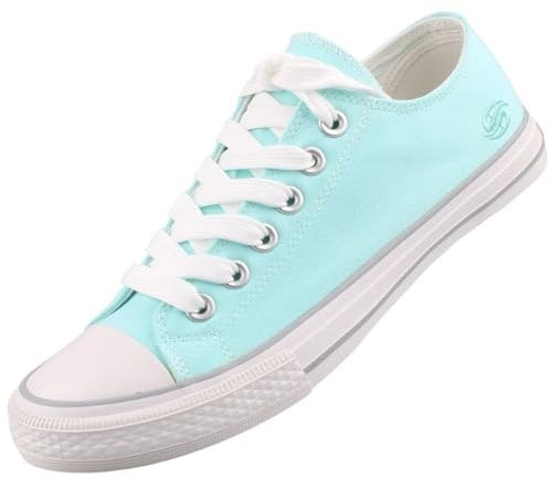 Dockers by Gerli Damen Canvas Sneaker Türkis EU 39 Türkis EU 39