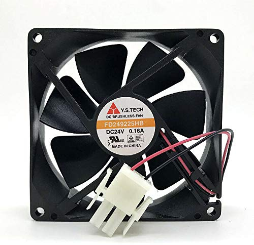 cooling fan for Y.S Tech 92mm fan FD249225HB 90x90x25mm 2pin DC 24V 0.16A axial cooling fan