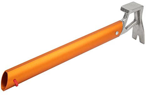 Bewinner Martello per Picchetti per Tende da Campeggio All'aperto, Impugnatura Comoda Facile da Trasportare e Posizionare, Martello da Arrampicata per la Sopravvivenza All'aperto (Arancia)