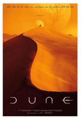 Dune Filmposter auf Leinwand, Schlafzimmer, Dekoration, Sport, Landschaft, Büro, Raumdekoration, Geschenk, ungerahmt, 30 x 45 cm