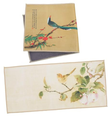 PRETYZOOM 2St saugfähiges Geschirrtuch Handtuch Geschirrtücher 40 x 18 cm Japanisches Matcha-Teeset japanischer Waschlappen handtücher Waschlappen Geschirrtuch für die Küche und Bar