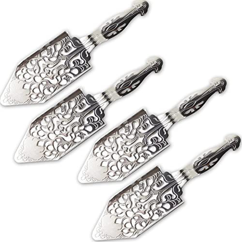 Tassety Lot de 4 cuillères à absinthe vintage en acier inoxydable