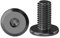Drenky Tornillos De Cabeza Plana Hexagonal M8 X 12 mm Tornillos Herramientas De Tornillos Allen Negro Acero Inoxidable A2 V2A Tornillos Rosca Completa Para Muebles, 10 Piezas