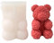Kerzenform Valentinstag Rose Bär Aromatherapie Kerze Silikon Form Teddybär Gips Dekoration Kerzenform Silikon