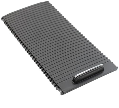 Wivplex Mittelkonsolen-Rolloabdeckung Schwarz, for Mercedes Benz C-Klasse W204 S204 E-Klasse W212 S212 A2046807607 2046807607 A20468076079051 Becherhalter-Rollenabdeckung