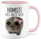 Tasse Hamster Geschenk HAMSTI WILL NACH HAUSI, Kaffeetasse Hamster Humor, Geschenkidee für Tierliebhaber, lustiger Kaffee-Becher