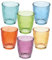 Tognana Seoul, paquete de 6 vasos de 310 cc, multicolor, vidrio