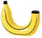 Bamberg Einfache Bananen-Vase Blumenarrangement, Vase Als Dekoration für Wohnzimmer und Esszimmer mit Rahmen.