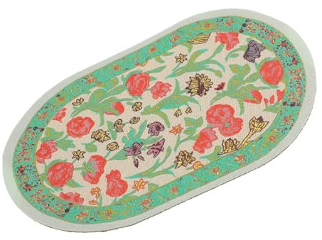 ibasenice Miniatur Teppich Für Weiche Bodenmatte Dekorative Teppich Für Kleine Räume Für Miniatur-Dekorationen Dollhouses