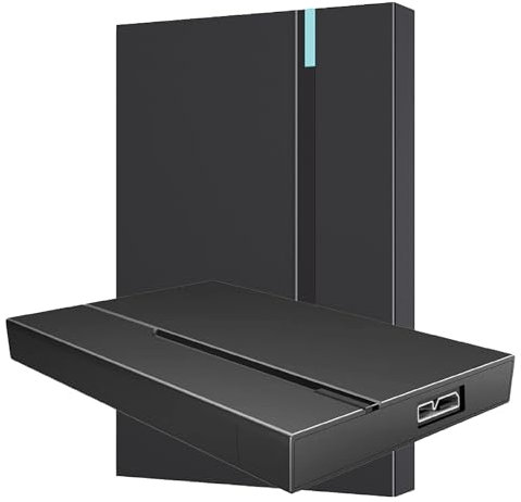 1TB Portable External Hard Drive – High-Speed USB 3.0 HDD for PC, Mac, PS4, Ultra-Slim 2.5 External Hard-Drives for Backup, Storage and Game Expansion – Plug & Play, Compatible with Windows & mac IOS