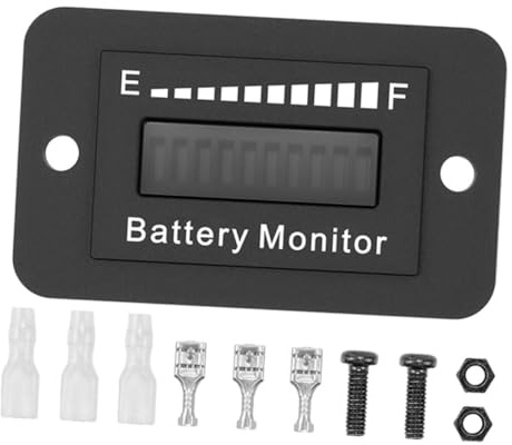 GARIOUANS Electricity Battery Voltage Display for Golf Cart Battery Measuring Tool