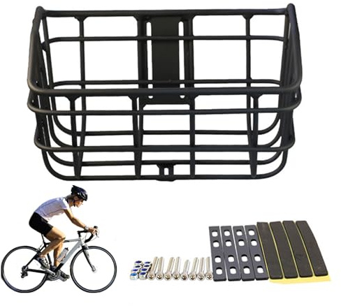 Vorderer Fahrrad Drahtkorb | Aufbewahrungskorb für Lenker vorn-Schnellspanner Für Picknick Einkäufe Outdoor Aktivitäten
